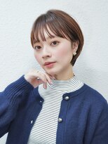 ハウスアンドヘアーワークス(House&Hair works) 前髪長め大人小顔ショート30代40代50代 藤沢