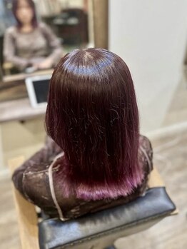 ディグヘアートリエ(dighairTRIE)の写真/色落ちまで可愛い計算しつくされたカラー＊