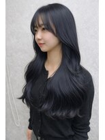 エイム(AiM) ブリーチなしダブルカラーで作るネイビーブル