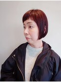 30代40代50代おすすめ　ショートバング×コンパクトボブ