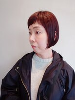 ラトリエコンタン(L´atelier Content)&nbsp;30代40代50代おすすめ　ショートバング×コンパクトボブ