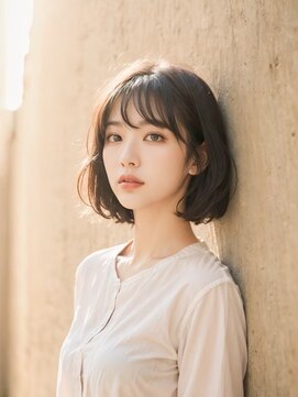 フランズ いわき(FLUNS) レイヤーボブ/切りっぱなしボブ