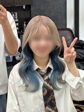 リアン(LIAN) ハイライトカラーミルクティーベージュケアブリーチダブルカラー