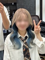 リアン(LIAN) ハイライトカラーミルクティーベージュケアブリーチダブルカラー