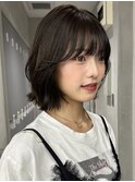韓国ボブレイヤーボブ渋谷タッセルボブお洒落なレイヤーカット