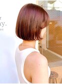 Say.ミニボブピンクベージュローズブラウン表参道20代30代40代