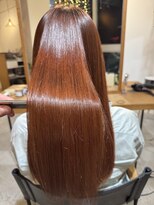 イーナ(17 HAIRMAKE&NAIL)&nbsp;【土佐堀17】ブリーチなしORANGE☆ストリートメントを添えて