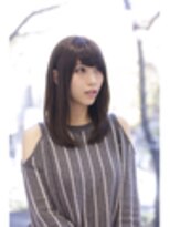 美容室 パルス 静岡鷹匠店(PALS)&nbsp;ナチュラルストレート♪プラチナで触りたくなる質感