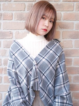 ヘアメイクエイト 丸山店(hair make No.8) 【No.8＊岩切祐樹】ボブ×ミルクティーカラー