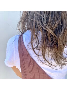 リトルガーデン(Little Garden) ブラウンベージュ×セミロング/透明感カラー/柔らかくすみカラー