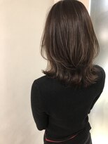 グランドライン(GRAND LINE)&nbsp;GRANDLINE松本 韓国くびれミディアムレイヤー　カーキベージュ