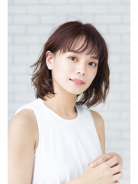 クロエ 恵比寿(Cloe) ココアブラウン　大人かわいいフリンジウェーブ