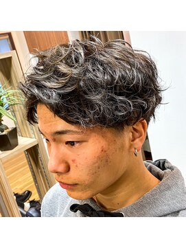 サンバス もりの里店(Sunbath) リーバスパーマスタイル