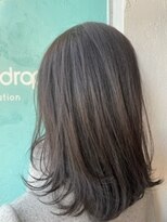 ドロップバイドロップ(drop by drop) ミディアム 軽め レイヤー GLTカラーグリーン☆