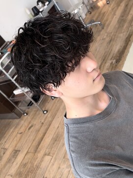 フィフス 渋谷(fifth) 波巻きパーマ刈り上げマッシュ波打ちパーマツイストスパイラル