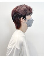 カンゴール サロン トウキョウ セントラル 原宿(KANGOL SALON TOKYO CENTRAL)&nbsp;韓流マッシュウルフ×エンドカラー