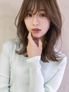 ガレリア 名駅オーキッドビル店(GALLARIA) 愛されセミディ、ツヤツヤ柔らかシアーベージュ仕上げ