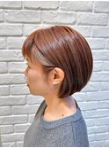 大人グラデーションボブ 40代