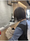 【ワンランク上のボブ】切りっぱなしボブペールベージュ【浦和】