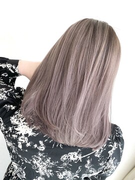 リード バイ ラグーン(LEAD by LAGOON) バレイヤージュグレージュハイライトケアブリーチピアスカラー