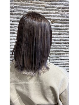 ビス ヘア アンド ビューティー 西新井店(Vis Hair＆Beauty) 20代30代40代ハイライト外国人風カラープラチナアッシュ