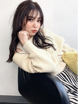 ルモア(RUMOR) Rumor×【暗髪ハイライト3Dカラー】アッシュ