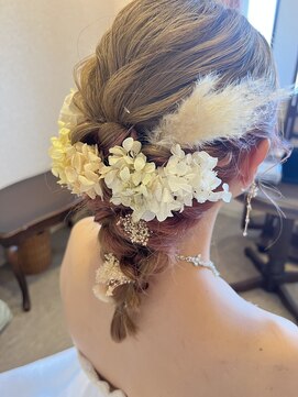 ゼロ(ZERO) ブライダル編み下ろしヘア