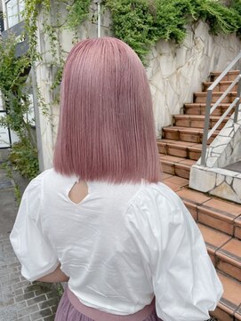 ジオ 国分寺(the O's) 斜めバング/シルキーベージュ/ブラントカット[国分寺駅]