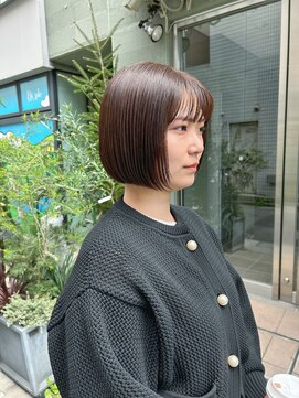 ボンド 三軒茶屋(Bond) コンパクトボブ × スモーキーベージュ