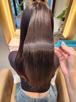 プアメリア 名古屋(Puamelia) ブリーチなし 前髪縮毛矯正 髪質改善 レイヤー 艶髪