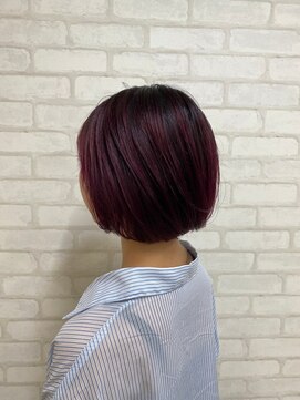 インパークス 駒込店(INPARKS) ひし形ショートボブ×前髪あり20代30代40代 ［駒込/駒込駅］