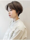 マッシュショート・ニュアンスパーマ・ショートヘア・銀座