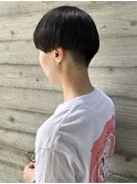 天神【BIRTH】黒髪刈り上げマッシュショート