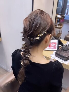 スタイル スマート サロン(STYLE smart salon) 【Hono/STYLE藤沢】結婚式お呼ばれ編みおろしヘアセット