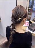 【Hono/STYLE藤沢】結婚式お呼ばれ編みおろしヘアセット