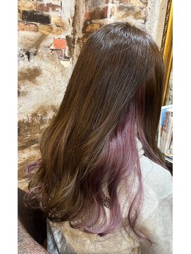 グリクロエ(guri croe) 【guri croe】インナーカラー ピンクラベンダー