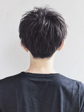 リップス 大宮(LIPPS) 無造作質感　ディープレッドマッシュ