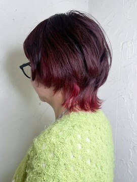 レイール 下北沢(Reir) 【Reir_下北沢】*ウルフショート+レッドブラウン*