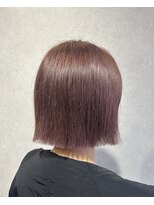 デューク(du c)&nbsp;ピンクブラウン×顎ラインボブ