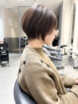 ロンド エメ 柏(Lond aimer) ショートくびれ丸みショートボブハイライトイメチェン髪質改善柏