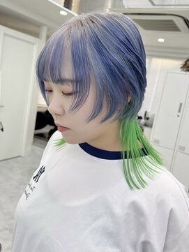 エイル アメ村(Eir) カラー特化/ブリーチ/ダブルカラー/インナーカラー/リタッチ