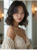 韓国くびれヘア_調布ワイドバング外ハネボブ美髪のススメ