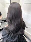 【チョコレートブラウン】ラベンダーグレージュブリーチなし