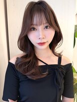 リコバイアフロート(riko by afloat)&nbsp;韓国ヘア/くびれヘア/マロンブラウン/シースルーバング