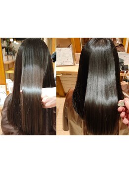 <髪質改善【世界最高峰オーガニックケラチン】トリートメント9,900円>韓国で大人気◎エイジング毛に！