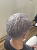 透明感シルバーショート