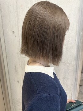 ルノン(LUNON) 暗めカラーグランマッシュデザインカラーフェイスフレーミング