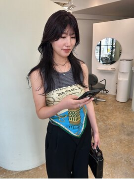 ユー(yew) ロングレイヤーカット/ウルフレイヤーカット/顔まわりカット