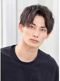 ショートセンターパート ツーブロック