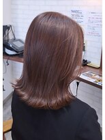 ヘアーサロン カヴィエ(hair salon covie) 切りっぱなし 外はねボブ ミデイアムボブ